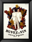 Buvez du Vin Estampe encadrée par Leonetto Cappiello