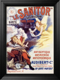 Le Sanitor Framed Giclee Print by René Péan