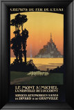 Le Mont St. Michel Lámina giclée enmarcada por Constant Leon Duval