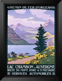 Lac Chambon, Auvergne Lámina giclée enmarcada por Constant Leon Duval Lac Chambon, Auvergne Lámina giclée enmarcada por Constant Leon Duval