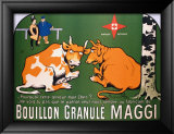 Bouillon Maggi Estampe encadrée par Benjamin Rabier
