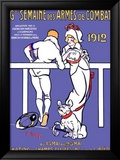 Grand Semaine des Armes de Combat Framed Giclee Print by T. J. Bridge