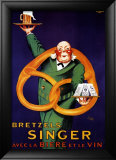 Bretzels Singer Posters par Lotti 