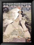 Job Papier and Cigarettes Framed Giclee Print by Manuel Orazi
