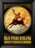 Olii Puri d'Oliva Estampe encadrée par Leonetto Cappiello
