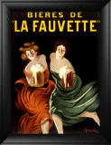 Bieres de La Fauvette Estampe encadrée par Leonetto Cappiello