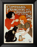 Compagnie des Chocolats et des Thes Lámina por Théophile Alexandre Steinlen