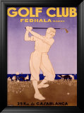 Campeonato de golf en Fedhala (Marruecos) Lámina giclée enmarcada por Majorelle Campeonato de golf en Fedhala (Marruecos) Lámina giclée enmarcada por Majorelle