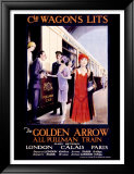 Wagons Lits, The Golden Arrow Innrammet Giclee-trykk av W.S. Bylityplis Wagons Lits, The Golden Arrow Innrammet Giclee-trykk av W.S. Bylityplis