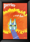 Perrier Plakat autor Bernard Villemot