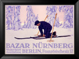 Bazar Nurnberg Framed Giclee Print by Carl Kunst