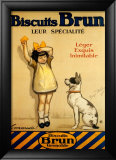 Biscuits Brun Affiches par George Redon