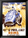 Reims/41eme Grand Prix de LACF Estampe encadrée par Geo Ham