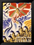 Ofensiva para Euskadi Lámina giclée enmarcada Ofensiva para Euskadi Lámina giclée enmarcada