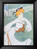 Tennis, 1930 Lámina giclée enmarcada