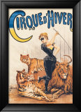 Cirque d'Hiver Estampe encadrée par J. Boichard