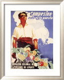 Spanish Farm Workers Lámina giclée enmarcada Spanish Farm Workers Lámina giclée enmarcada