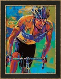 Lance Armstrong, Seven Times Tour de France Champion Posters par Malcolm Farley