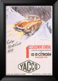 Rallye Monte Carlo, 1959 Affiche par Geo Ham