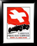 V. Grosser Preis der Schweiz Innrammet Giclee-trykk av Armin Bieber V. Grosser Preis der Schweiz Innrammet Giclee-trykk av Armin Bieber