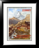 Swiss Alps, Zermatt Matterhorn Lámina giclée enmarcada por Anton Reckziegel Swiss Alps, Zermatt Matterhorn Lámina giclée enmarcada por Anton Reckziegel