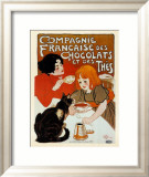 Compagnie des chocolats et des thés Poster par Théophile Alexandre Steinlen