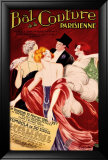 Bal de la Couture Parisienne Lámina giclée enmarcada por Leonetto Cappiello