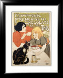 Compagnie Francaise des Chocolats et Thes Lámina giclée enmarcada por Théophile Alexandre Steinlen