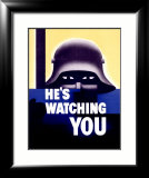 He's Watching You Lámina giclée enmarcada por Glenn Grohe