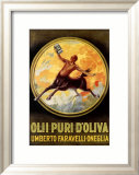 Olii Puri d'Oliva Estampe encadrée par Leonetto Cappiello