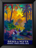 Oasis de Nefta Estampe encadrée par Jacques de la Neziere
