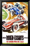 Rouen les Essarts, 1957 Estampe encadrée par Geo Ham