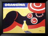 Orangina Bikini Estampe encadrée par Bernard Villemot