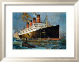 Aquitania Framed Giclee Print by Odin Rosenvinge