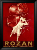 Rozan Chocolat Lámina giclée enmarcada por Leonetto Cappiello