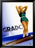 Grado Framed Giclee Print by Marcello Dudovich