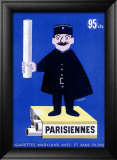 Parisiennes Cigarettes Framed Giclee Print by Raymond Savignac