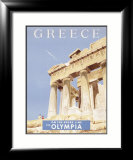 Greek Parthenon Framed Giclee Print