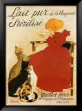 Lait Sterilise Láminas por Théophile Alexandre Steinlen Lait Sterilise Láminas por Théophile Alexandre Steinlen