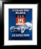 Grand Prix de Paris, 24 Avril 1949 Lámina giclée enmarcada por Geo Ham