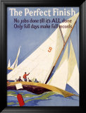 The Perfect Finish Innrammet Giclee-trykk av Frank Mather Beatty The Perfect Finish Innrammet Giclee-trykk av Frank Mather Beatty