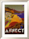 Annecy, sa plage Affiches par Robert Fallucci