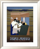 Orient Express Estampe encadrée par Pierre Fix-Masseau