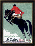 Horse Jumper Show Lámina giclée enmarcada Horse Jumper Show Lámina giclée enmarcada