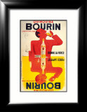 Quinquina Bourin Innrammet Giclee-trykk av Jacques Bellenger Quinquina Bourin Innrammet Giclee-trykk av Jacques Bellenger