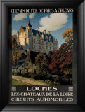 Chateau de Loches Estampe encadrée par Constant Leon Duval