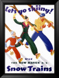 New Haven Railroad Estampe encadrée par Sascha Maurer