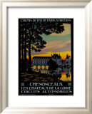 Chenonceaux Estampe encadrée par Constant Leon Duval