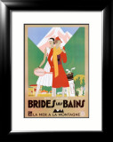 Bries Les Bains Plakater av Leon Benigni Bries Les Bains Plakater av Leon Benigni