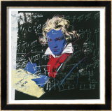 Beethoven, c.1987 (blue face) Posters av Andy Warhol